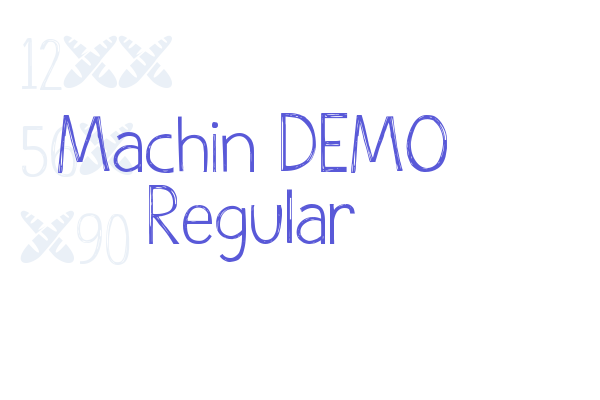 Machin DEMO Regular