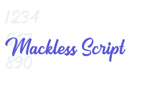 Mackless Script