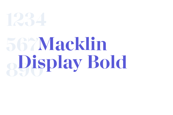 Macklin Display Bold