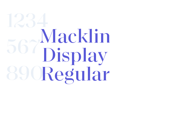 Macklin Display Regular