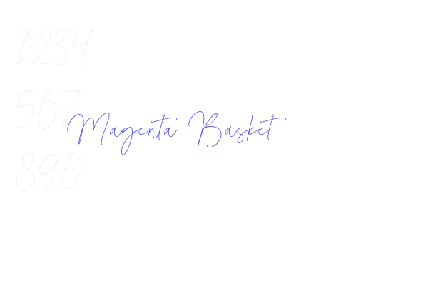 Magenta Basket