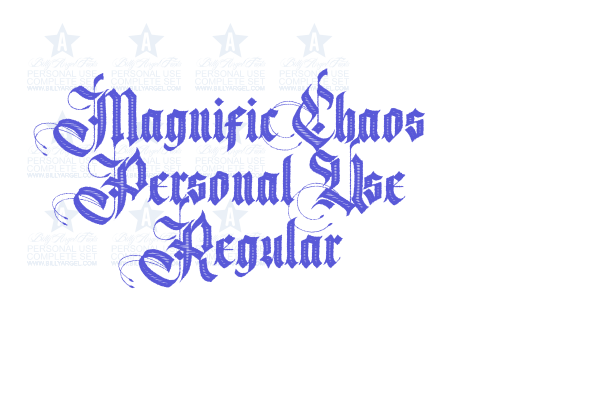 Magnific Chaos Personal Use Regular