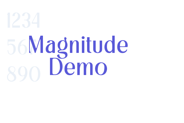 Magnitude Demo