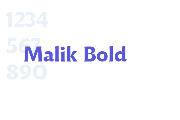 Malik Bold