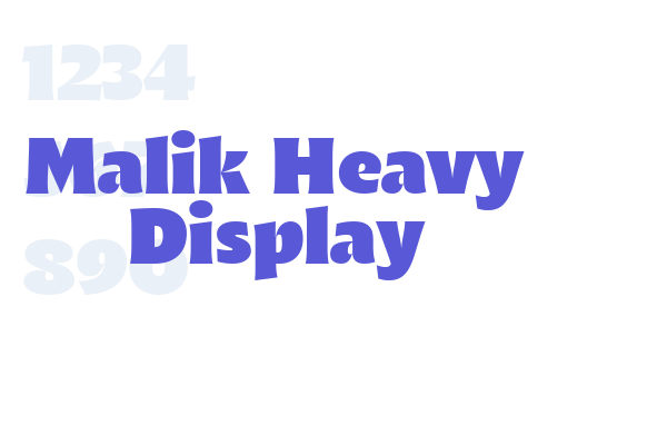 Malik Heavy Display