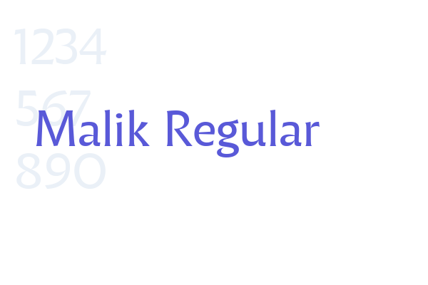 Malik Regular