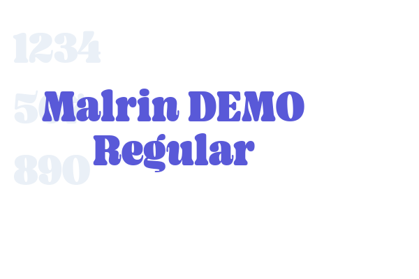 Malrin DEMO Regular