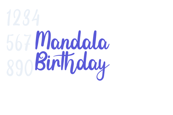 Mandala Birthday