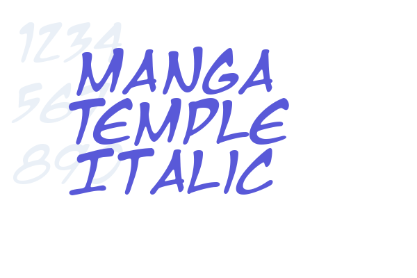 Manga Temple Italic