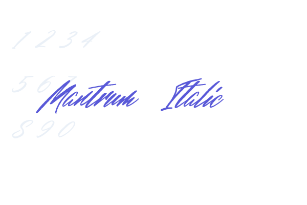 Mantrum Italic