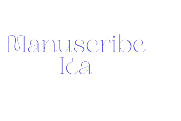 Manuscribe Ita0