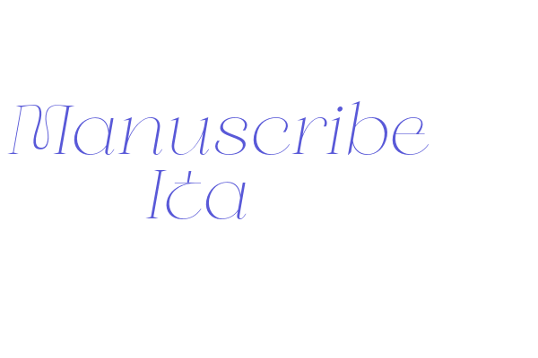 Manuscribe Ita10