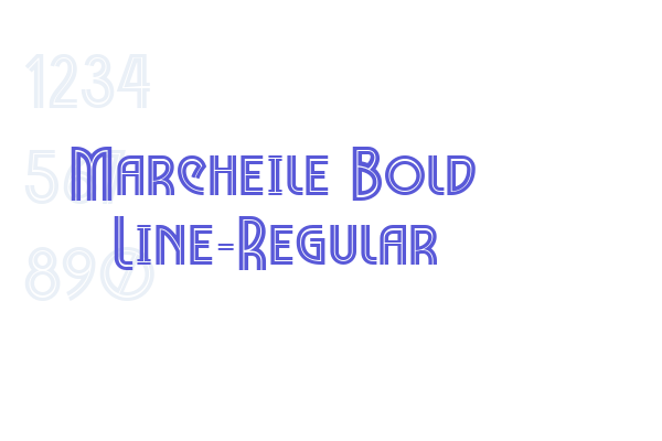 Marcheile Bold Line-Regular