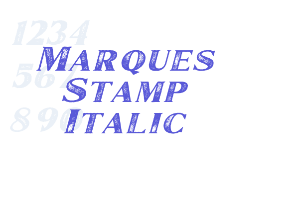 Marques Stamp Italic