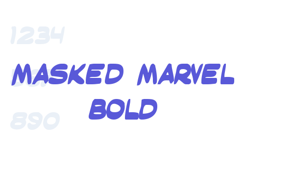 Masked Marvel Bold