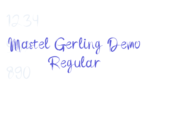 Mastel Gerling Demo Regular