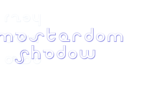 Masterdom Shadow font download