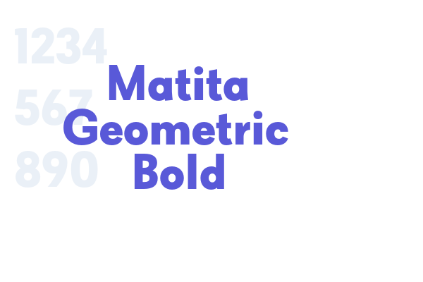 Matita Geometric Bold