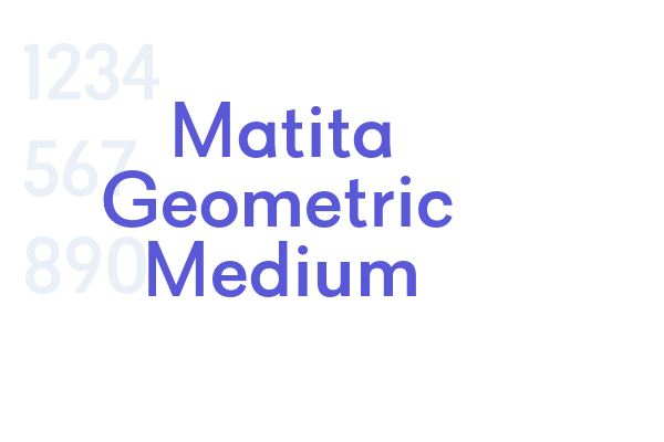 Matita Geometric Medium