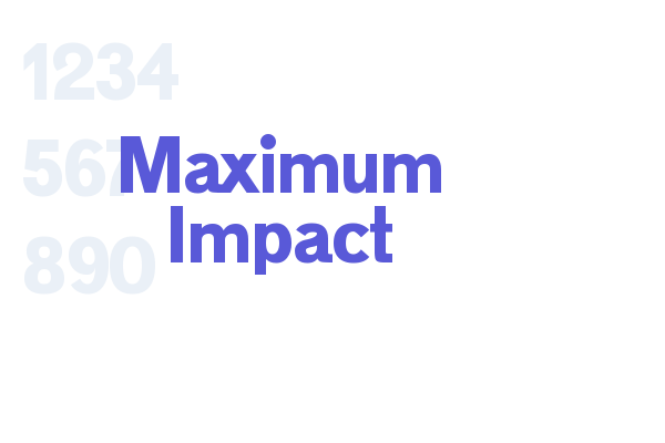 Maximum Impact