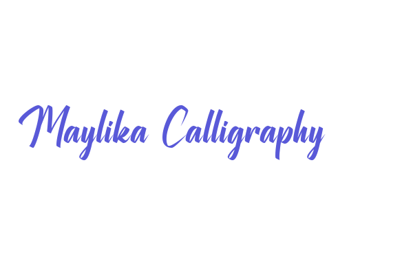 Maylika Calligraphy