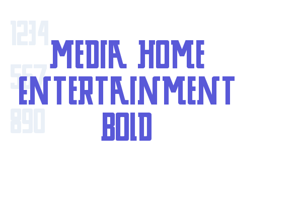 Media Home Entertainment Bold