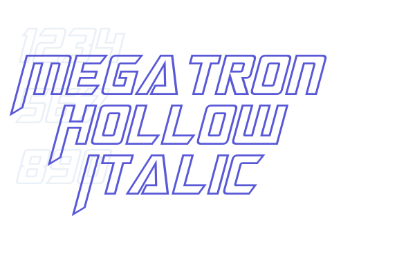 Megatron Hollow Italic