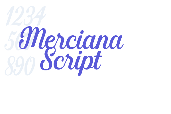 Merciana Script