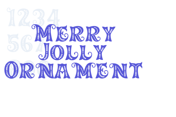 Merry Jolly Ornament