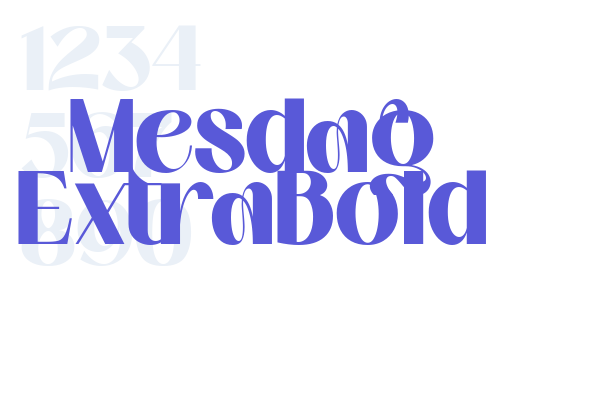 Mesdag ExtraBold