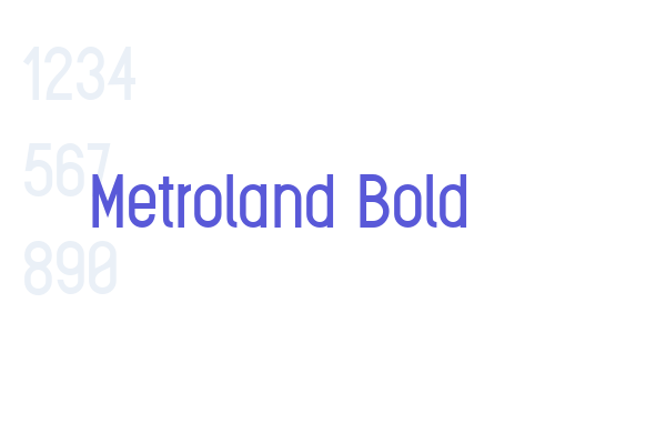 Metroland Bold