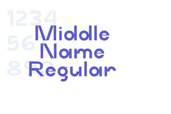 Middle Name Regular