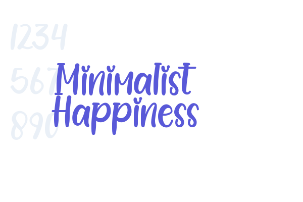 Minimalist Happiness