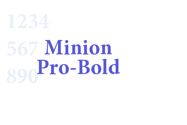 Minion Pro-Bold