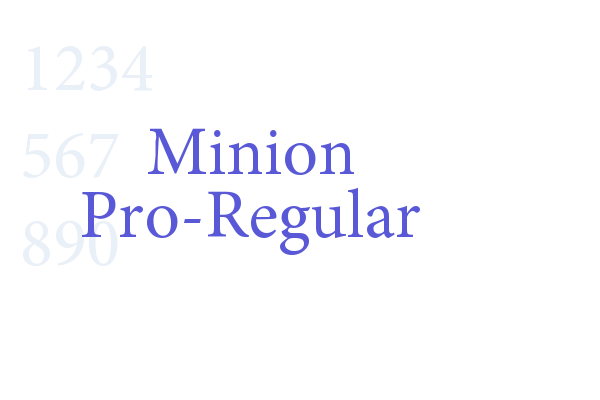 Minion Pro-Regular