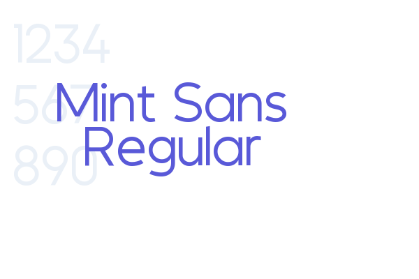 Mint Sans Regular