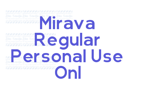 Mirava Regular Personal Use Onl