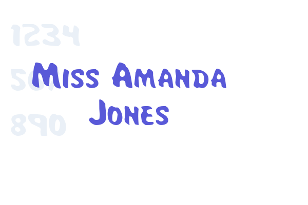 Miss Amanda Jones