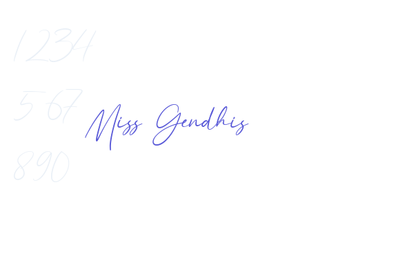 Miss Gendhis