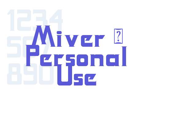 Miver – Personal Use