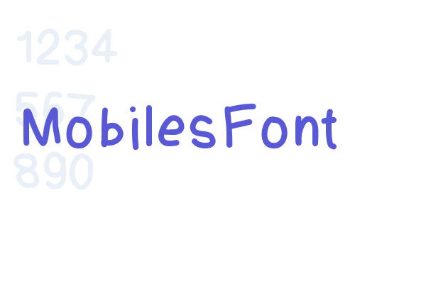 MobilesFont