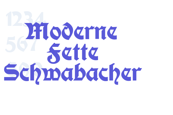 Moderne Fette Schwabacher