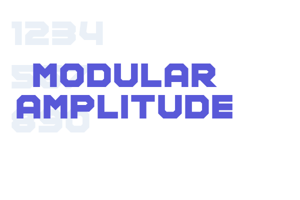 Modular Amplitude