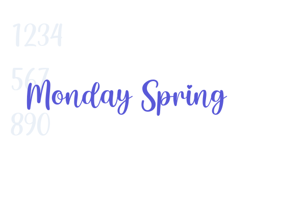 Monday Spring