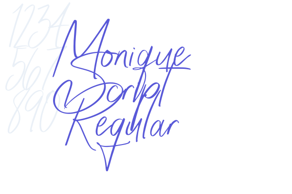 Monique Script Regular