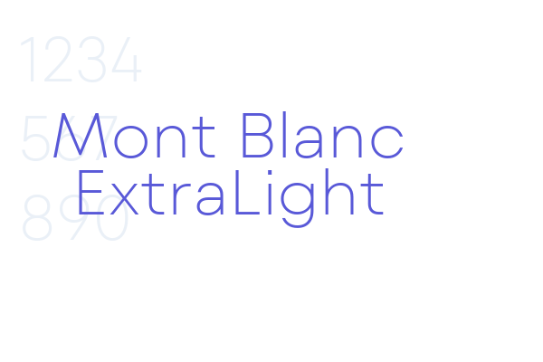 Mont Blanc ExtraLight