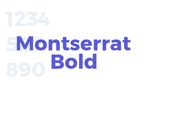 Montserrat Bold font