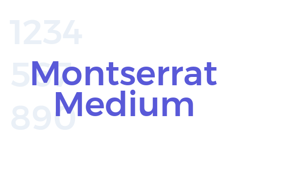 Montserrat Medium