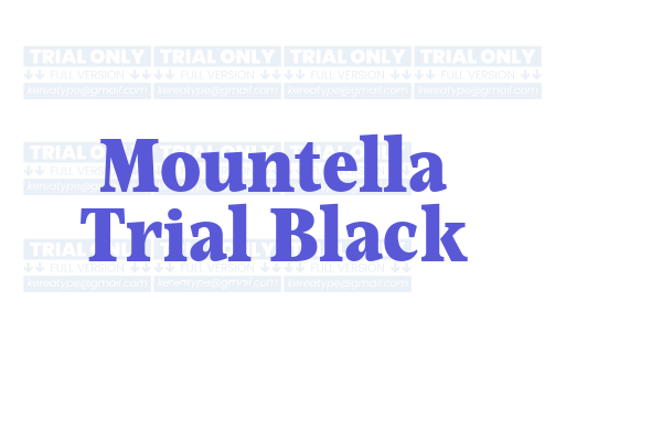 Mountella Trial Black