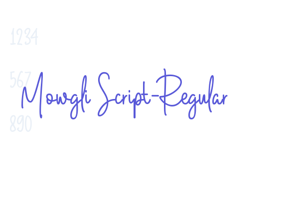 Mowgli Script-Regular